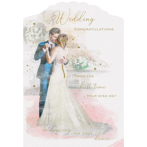Picture of WEDDING CONGRATULATIONS CARD
